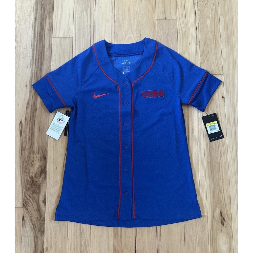 Nike MLB Chicago Cubs Classic Women's Jersey Size Small NWT $70 MSRP